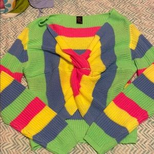 Rainbow Sweater CropTop